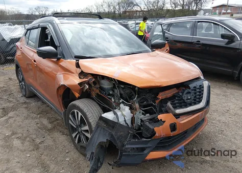 2020 Nissan Kicks Sr Xtronic Cvt из США, поврежденный, VIN 3N1CP5DV6LL554746